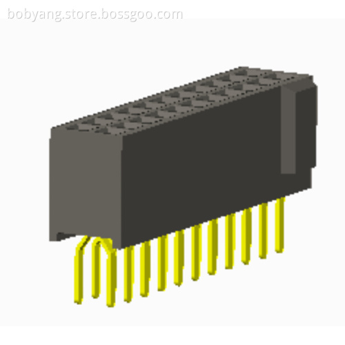 1.27mm Pitch Female Header Dual Row Connector